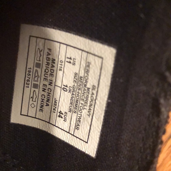 Merrell Black Slippers Summer/Spring/Fall Shoes - Picture 12 of 14